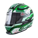 Zamp H753C4954, RZ-42Y Youth Helmet, 54CM, Black/green/lt Green, Snell CMR2016. Fixed Price $269.95.