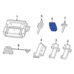 Ram 68710036AA Keyless Entry Transmitter. Fixed Price $105.17.