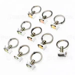 Gripon (pack Of 10) Aluminum Track Stud Fitting With O-ring Keeper Tie Down. Fixed Price $18.96.
