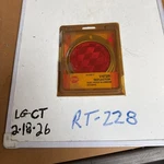 Peterson Manufacturing V472R Red 3-3/16" Round Reflector, Vintage Nos. Fixed Price $5.40.