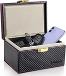 Faraday Box, Protector, Carbon Fiber Signal Blocker For Keyless Fob,. Fixed Price $32.99.