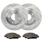 Front Drilled Brake Rotors + Pads 2013-2019 Ford Flex Lincoln Mks Mkt. Fixed Price $182.19.