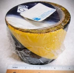 Brady Black/yellow Warning Floor Tape Roll, 3"X54 Caution/hazard/safety #55303. Fixed Price $7.99.