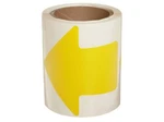 Brady - 121046 Nonabrasive Arrow Shape Floor Marking Tape, 2" Width, Yellow. Fixed Price $9.99.
