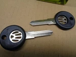 Fits Vw Keys Works For Jetta Scirocco Rabbit Audi Porsche 2 Pk Shipping. Fixed Price $14.25.