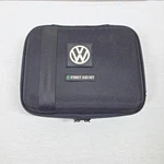 Vw Volkswagen First Aid Kit Case, Zippered Hard Empty. Fixed Price $19.95.