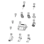 Ram 68538053AB Keyless Entry Transmitter. Fixed Price $167.18.