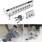 Stainless Steel Brake Pedal Lock Security Car Auto Clutch Anti-theft 3KEY. Fixed Price $13.59.