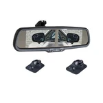4.3"DUAL Split Screen Mirror Monitor Car Front Side Rear View Reverse 2 Cameras. Fixed Price $79.00.