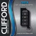 Clifford 7857X 2-WAY Led 1-MILE Rechargeable Battery Remote Control EZSDEI7856. Fixed Price $74.99.