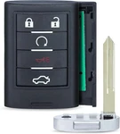 Replacement Smart Remote Key Fob 5 Button For Cadillac Sts Cts 2008-2013 Black. Fixed Price $41.89.