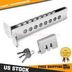 Stainless Steel Brake Pedal Lock Security Car Auto Clutch Anti-theft W/3KEY. Fixed Price $13.39.