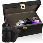 Extra Large Faraday Box, Rfid For Car Keys With Pouch, Cage Fob. Fixed Price $36.99.