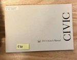 Oem Honda Vintage 1993 Civic Hatchback Owners Manual. Fixed Price $35.00.