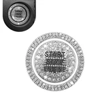 Ferianl Crystal Rhinestone Car Engine Stop Decoration Ring Sticker, White. Fixed Price $13.18.