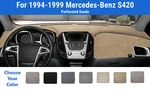 Dashboard Mat Cover For 1994-1999 Mercedes-benz S420 (sedona Suede). Fixed Price $83.95.