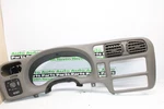 98-05 Chevy S10 Blazer S-10 Pickup Dash Radio Bezel Gray Oem 1.5 Din 3.25". Fixed Price $139.49.