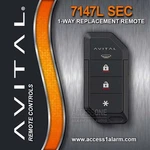New Avital 7147L Sec 4-BUTTON Remote Control With Asterisk EZSDEI7146. Fixed Price $54.99.