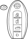 Genuine Infiniti Keyless Lock Pad 285E36SA3A. Fixed Price $160.26.