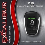 New Excalibur 1110 1-BUTTON 2-WAY Replacement Remote Control Elvatrqd RS-276-3D. Fixed Price $54.99.