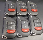 Lot Of Oem Jeep Flip Key Fob Remotes OHT1130261 Buttons. Fixed Price $72.00.