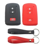 Kcpros 2PCS Rubber Silicone 3 Buttons Smart Key Fob Cover Small, Black Red. Fixed Price $21.04.