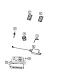 Genuine Mopar Passive Entry Receiver 68736095AA. Fixed Price $69.09.