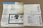 1997 Honda Civic Owners Operator Manual Booklet Set Oem & Window Sticker. Fixed Price $31.99.