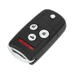 Autohaux Shell Case Keyless Entry Remote 14X10X2CM, Black, Silver Tone. Fixed Price $16.68.