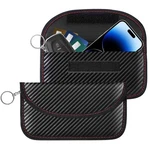 2 Pack Faraday Bags For Fob Cell Phone, 8.3X4.3IN Pouch Car Keys Rfi. Fixed Price $9.40.