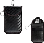 Faraday Pouch For Car Keys, Signal Blocking Rfid Bag Cage, Small. Fixed Price $8.99.