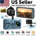 Touch Screen Dash 4" 1080P Dual Lens Car Dvr Recorder Front And Rear Camera. Fixed Price $27.49.