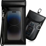 Faraday Bags For Phones & Car Keys: Rfid Signal Blocking Pouch Set, Smartphon.... Fixed Price $11.90.
