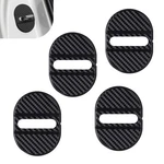 Cyperfair 4 Door Lock Latch Covers, Carbon Fiber Pcs, Black. Fixed Price $11.84.