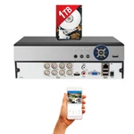Evertech 8 Channel H.265 Surveillance Camera Digital Video Recorder With 1TB Hdd. Fixed Price $199.92.