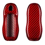 M.jvisun Genuine Carbon Fiber Key Fob Cover Style - Skin Case Red. Fixed Price $73.20.