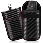 Punwocy Faraday Pouch For Key Fob (2 Medium Size (3.66 X 5.9 Inches), Black. Fixed Price $19.79.