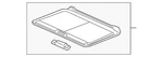 Genuine Nissan Sunroof Cover 91250-3TA1A. Fixed Price $297.17.