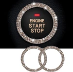 2PCS Bling Crystal Rhinestone Car Engine Start Ring Stickers, Key Ignition & Kno. Fixed Price $19.91.