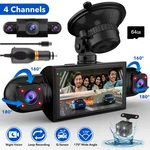 3.16-IN 360 Dash Front Rear Inside Lens Camera Dvr Night Vision 64GB. Fixed Price $59.99.