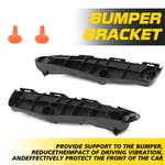 Rh&lh Pair Front Bumper Retainer Brackets For Toyota Prius 16-22 PRIME17-22. Fixed Price $17.09.