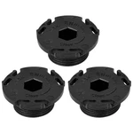 Autohaux 3PCS Abs Car Engine Oil Drain Plug 14 10 2 Cm, Black. Fixed Price $12.78.