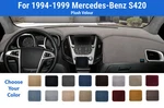 Dashboard Mat Cover For 1994-1999 Mercedes-benz S420 (plush Velour). Fixed Price $75.95.