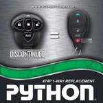Python 474P Discontinued Replacement Remote Control New 7145P EZSDEI474. Fixed Price $49.99.
