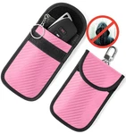 Faraday Key Fob Signal Blocking Pouch 2 Pack. Fixed Price $16.95.