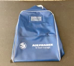 Nos New France Airline Concorde Plane Travel Blue Carry Bag Le Bon Voyage. Fixed Price $60.00.