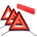 3PCS Reflective Car Warning Triangle Breakdown Hazard Road Emergency Stop Sign. Fixed Price $24.69.