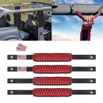 Front & Rear Roll Bar Grab Handles Ford Bronco 2021-25 W/usa Flag Style Red. Fixed Price $25.29.