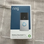 Ring Battery Doorbell Pro Smart Wi-fi Video Satin Nickel. Fixed Price $125.00.