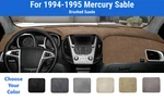 Dashboard Mat Cover For 1994-1995 Mercury Sable (brushed Suede). Fixed Price $78.95.
